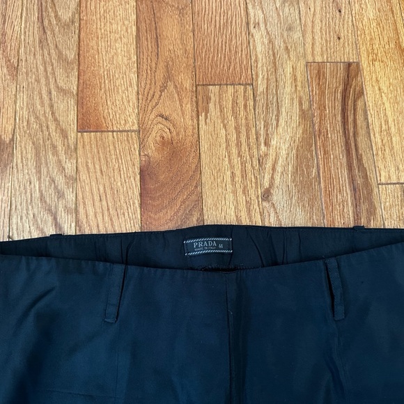 Prada Nylon Pleated Trousers Size 0 (44) - Picture 4 of 6